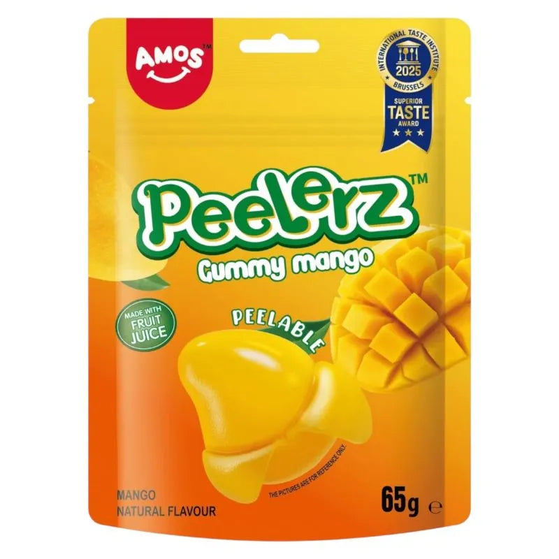 Amos Peelerz Mango Gummies 65g